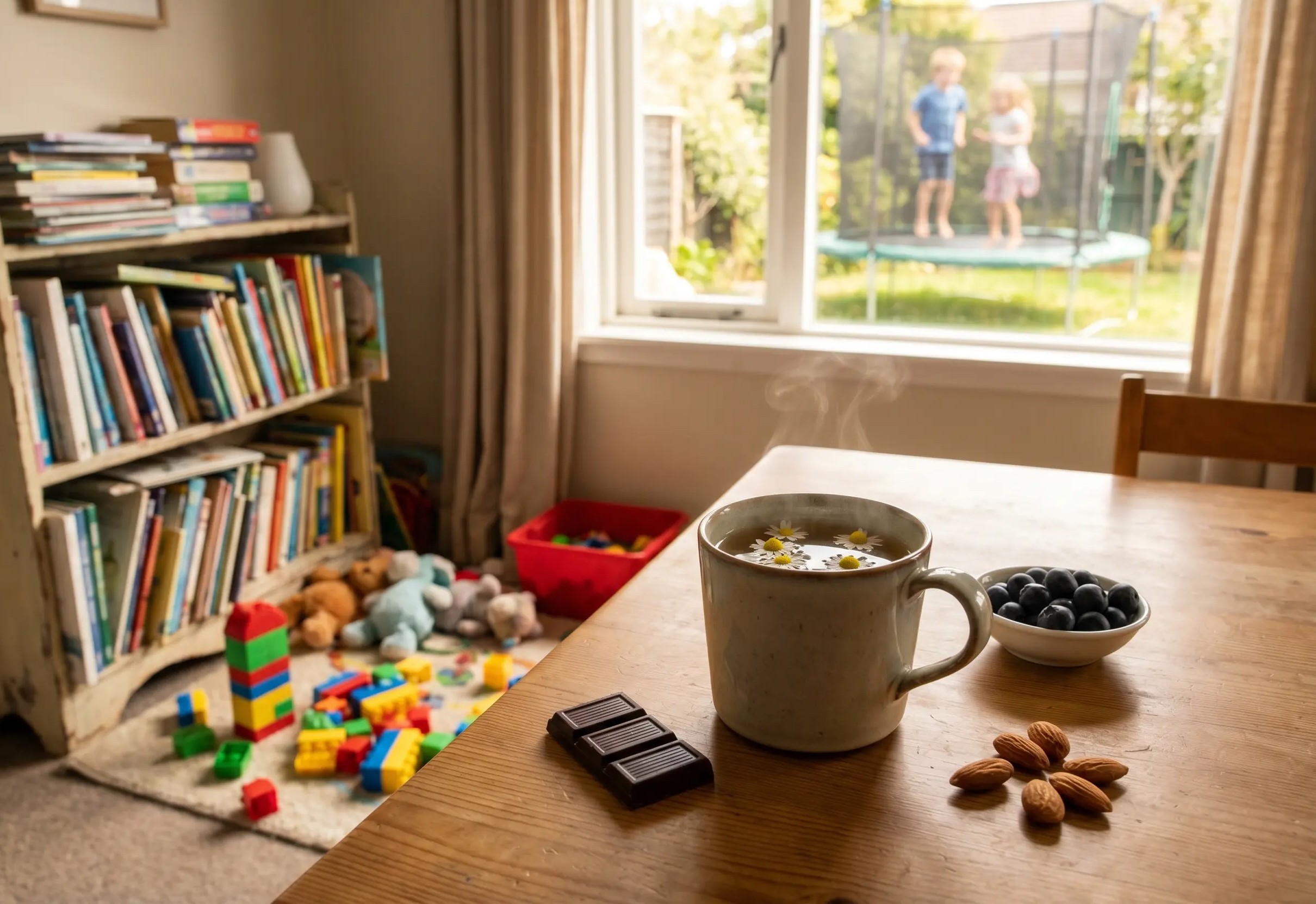 Plaisir solo, pause réconfort maman solo